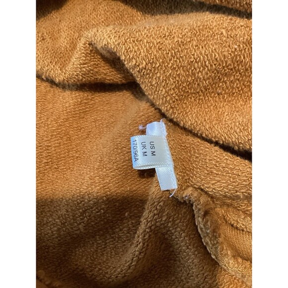 Anthropologie Mustard Yellow Tie Back Sweatshirt Short Sleeve M - Picture 6 of 6